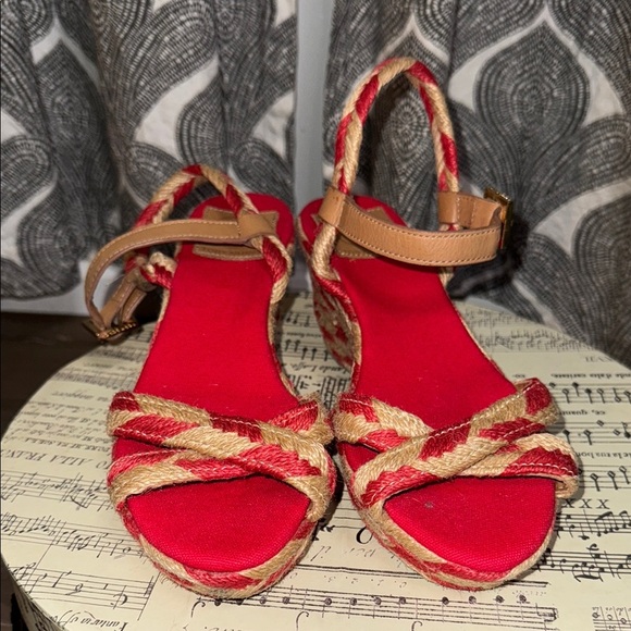 Tory Burch Camelia Espadrilles Wedges - Picture 1 of 8